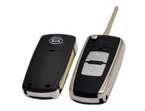 KIA FLIP KEY SHELL 2BUTON