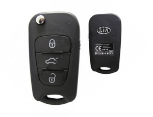 KIA FLIP KEY SHELL 3BUTON